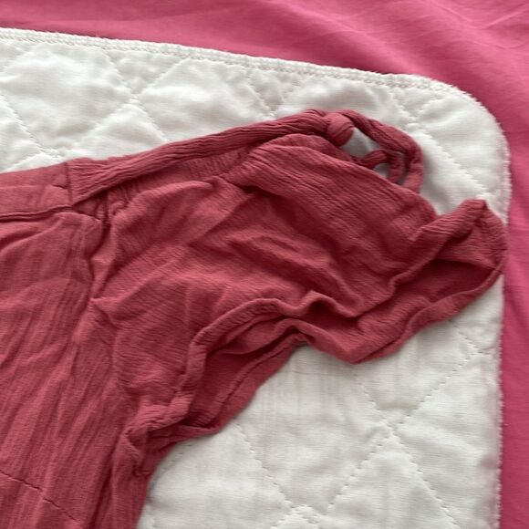 Romper shorts mauve w/cap sleeves off the shoulder Charlotte Russe Large - Picture 7 of 10